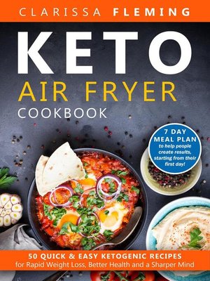cover image of Keto Air Fryer Cookbook
